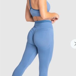 DYE Scrunch Seamless Leggings- Grey
